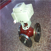 電動O型三通球閥